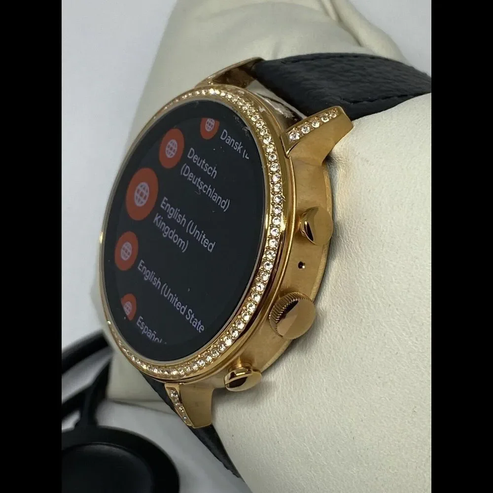 Fossil Gen 4 Authentic Digital Dial Smart Watch Custom Band FTW6011 DC516